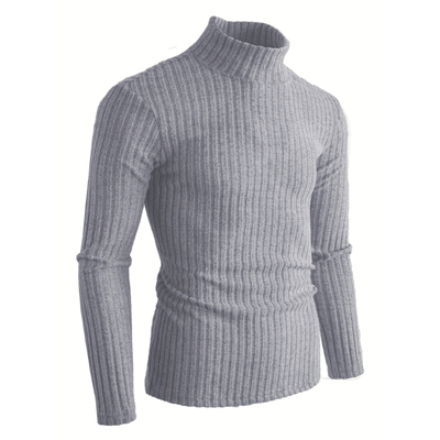 Rollkragenpullover Herren | Eleganter Pullover Herren | Schmale Passform