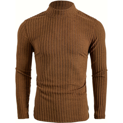Rollkragenpullover Herren | Eleganter Pullover Herren | Schmale Passform