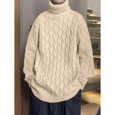 Oversize Pullover Herren | Urbanes Entwerfen | Langer Ärmel Pulli