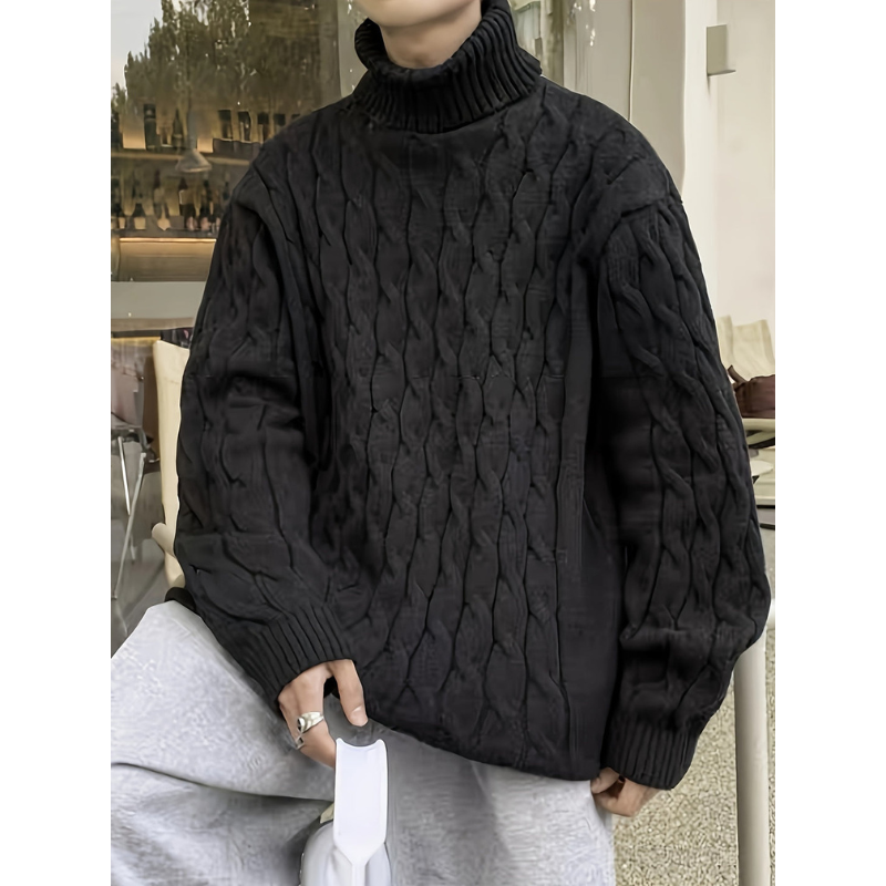 Oversize Pullover Herren | Urbanes Entwerfen | Langer Ärmel Pulli