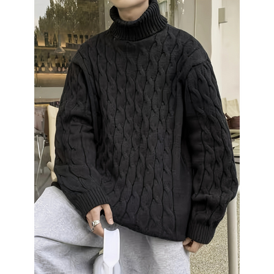 Oversize Pullover Herren | Urbanes Entwerfen | Langer Ärmel Pulli