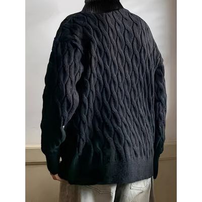 Oversize Pullover Herren | Urbanes Entwerfen | Langer Ärmel Pulli