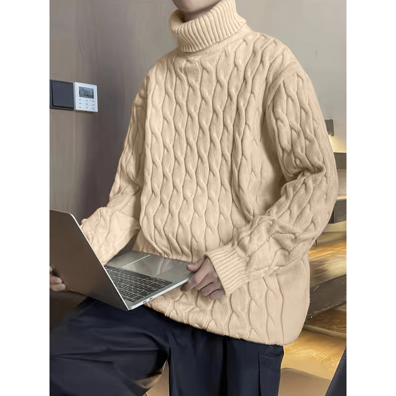 Oversize Pullover Herren | Urbanes Entwerfen | Langer Ärmel Pulli