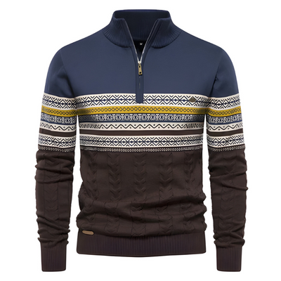 Pullover Herren | Strickpullover Herren Warm | Ethnisches Muster Style