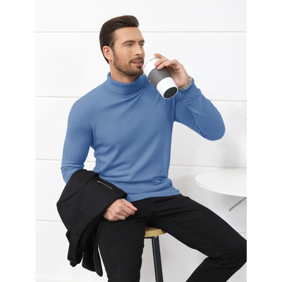 Rollkragenpullover Herren | Klassischer Pullover | Casual Kleider