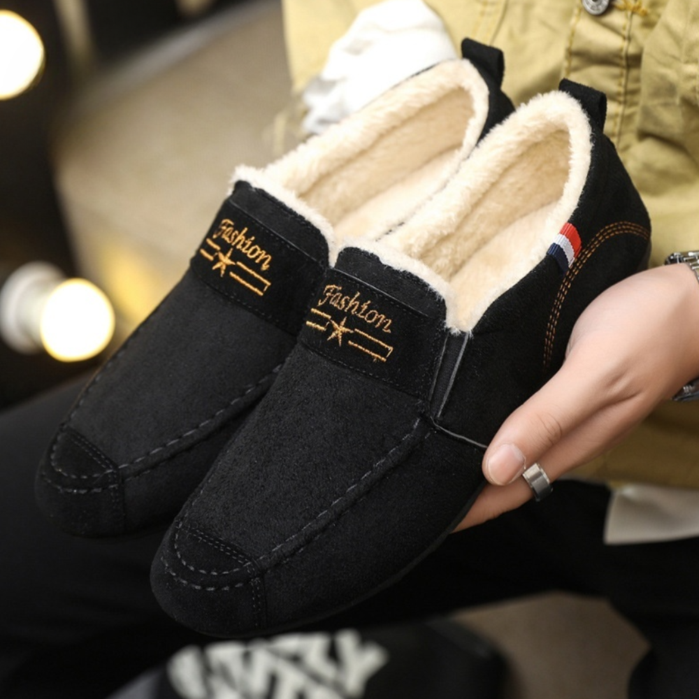 Herren Freizeit Schuhe | Winter Loafer | Bequeme Slip-On Schuhe