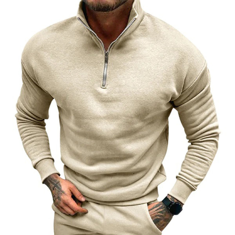Herren Pulli | Pullover Mit Halber Reißverschluss | Trendige Kleider