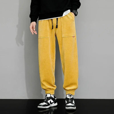 Jogginghose Herren | Struktur Stoff | Trendige Kleider