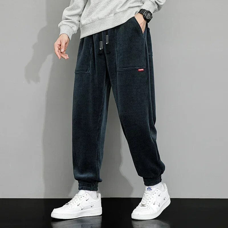 Jogginghose Herren | Struktur Stoff | Trendige Kleider