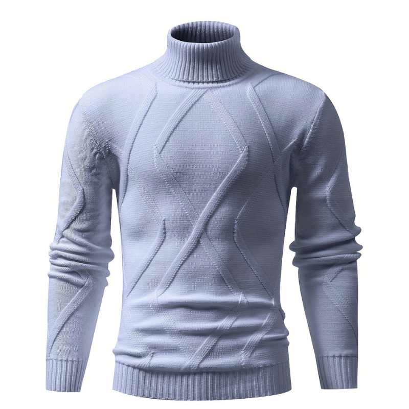 Rollkragenpullover Herren | Gerippter Pullover | Winter Look