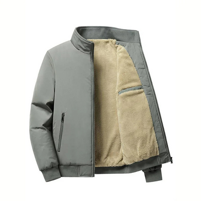 Jacke Herren | Warme Winterjacke mit Stehkragen | Casual Style