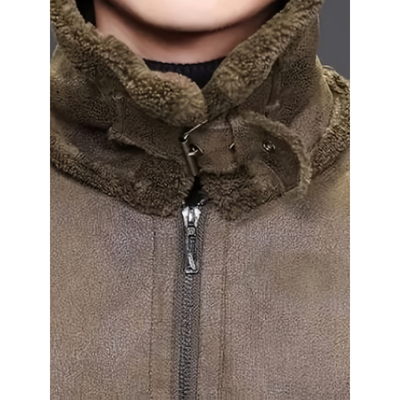 Jacke Herren | Warme Winterjacke Herren | Klassischer Reißverschluss Stil