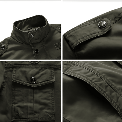 Jacke Herren | Winterjacke Herren Leicht | Lässiger Militär Style