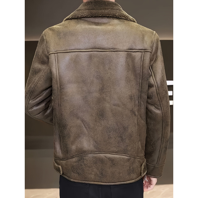 Jacke Herren | Warme Winterjacke Herren | Klassischer Reißverschluss Stil