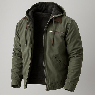 Jacke Herren | Winterjacke Herren Kapuze | Reißverschluss Casual