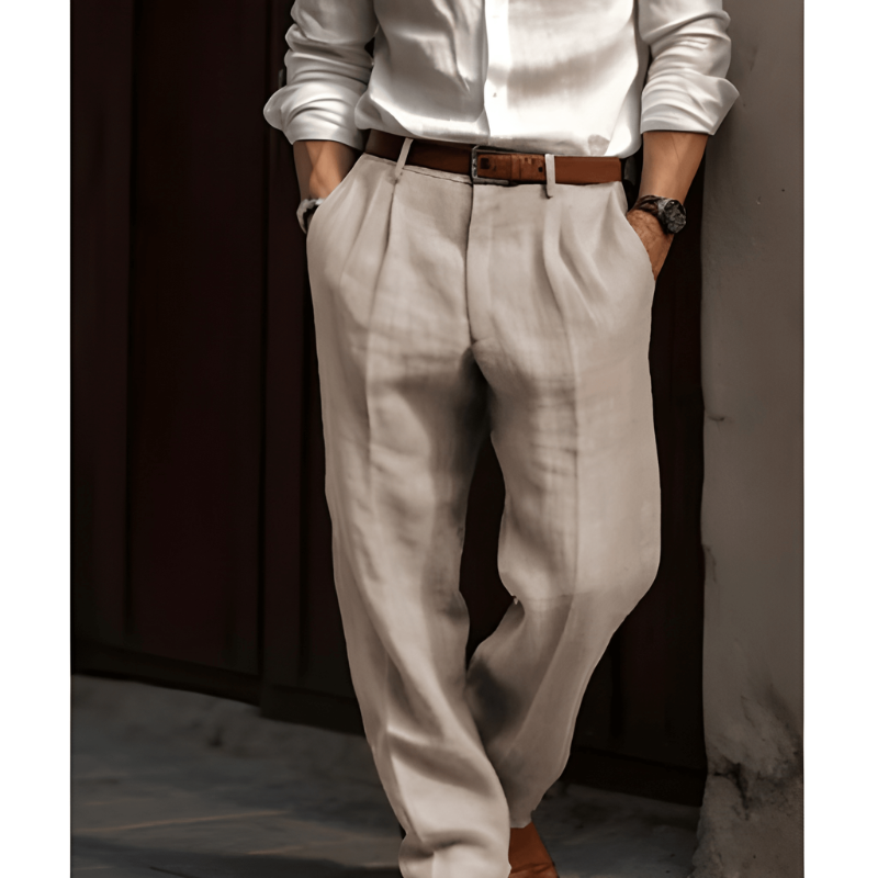 Herren Hosen | Elegante Kleider Mode | Lockerer Stil