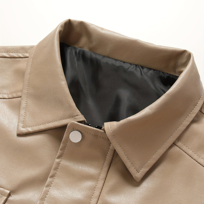 Jacke Herren | Lederjacke Herren Modern | PU-Optik & Urbaner Stil