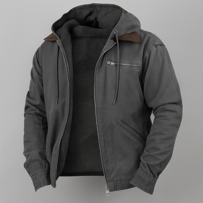 Jacke Herren | Winterjacke Herren Kapuze | Reißverschluss Casual
