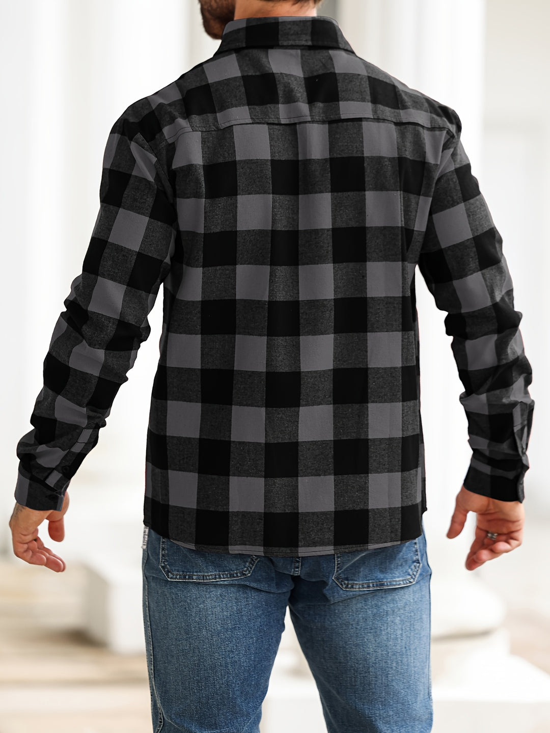 Herren Hemd | Langarm | Lockerer Schnitt | Casual Kleider