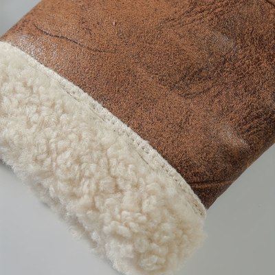 Jacke Herren | Winterjacke Herren Klassisch | Mit Warmer Felloptik Innen