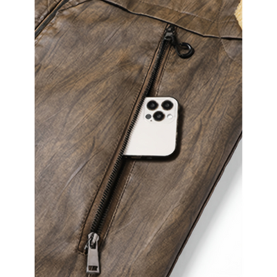 Herren Weste | Kleider Herren | Warm Gefütterte Biker Weste