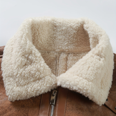 Jacke Herren | Winterjacke Herren Klassisch | Mit Warmer Felloptik Innen