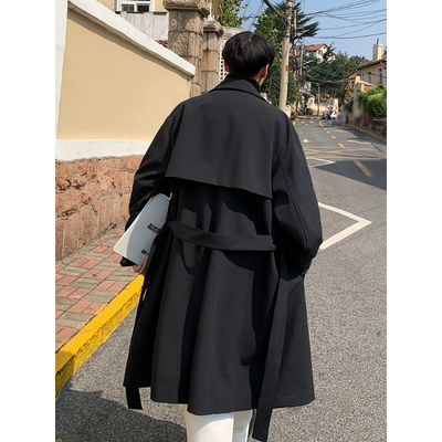 Mantel Herren | Winterjacke Herren | Eleganter Trench Stil