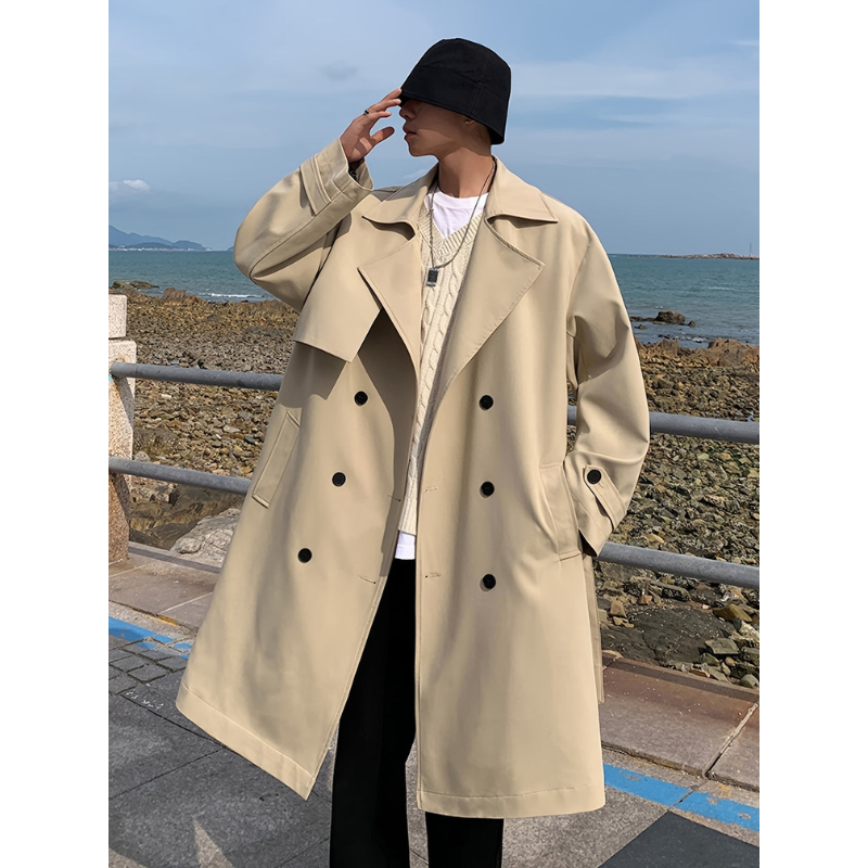 Mantel Herren | Winterjacke Herren | Eleganter Trench Stil