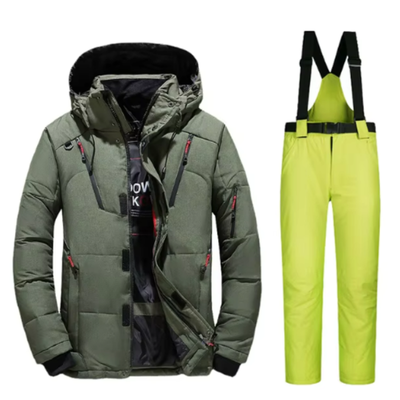 Herren Skijacke | Warmes Ski Set | Winterjacke Herren