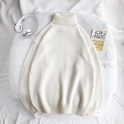 Rollkragenpullover Herren | Locker & Warm | Weicher Strickpullover für Alltag & Freizeit