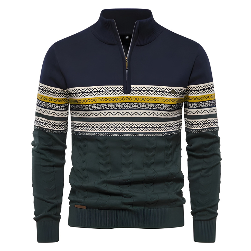 Pullover Herren | Strickpullover Herren Warm | Ethnisches Muster Style
