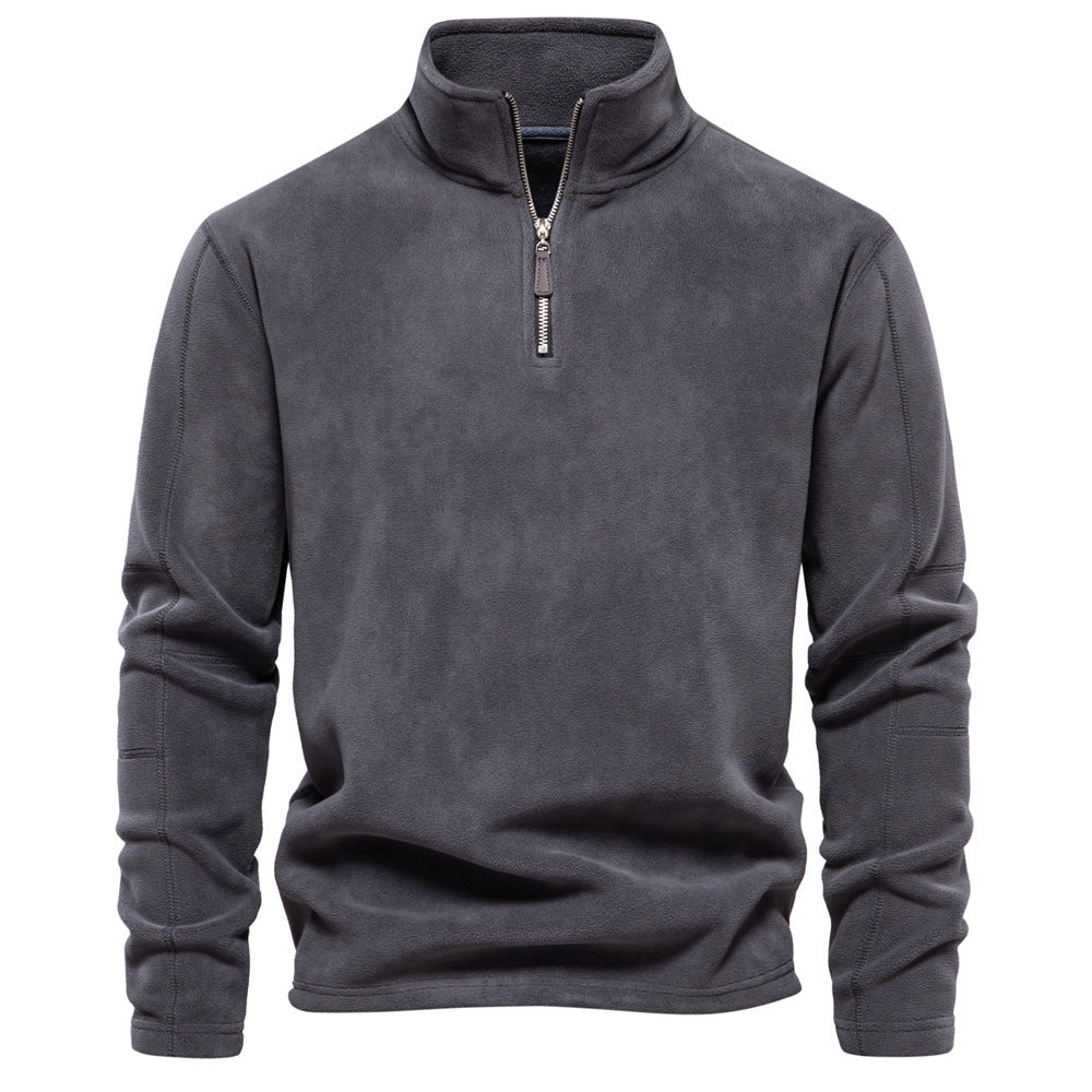 Herren Pulli | Pullover mit Halb-Zip | Warmer Outdoor Style
