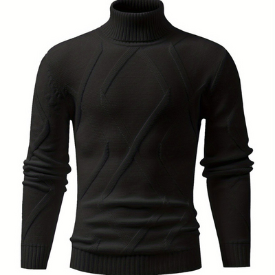 Rollkragenpullover Herren | Gerippter Pullover | Winter Look