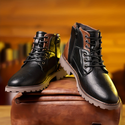 Winterstiefel Herren | Schnürstiefel Design | Langlebig & Elegant | Schuhe