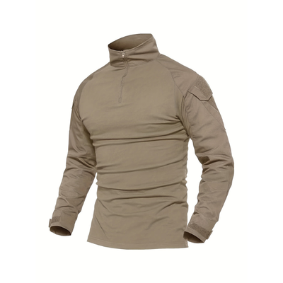 Funktionshemd Herren | Taktisches 1/4 Zip Oberteil | Herren Sportliche Kleider