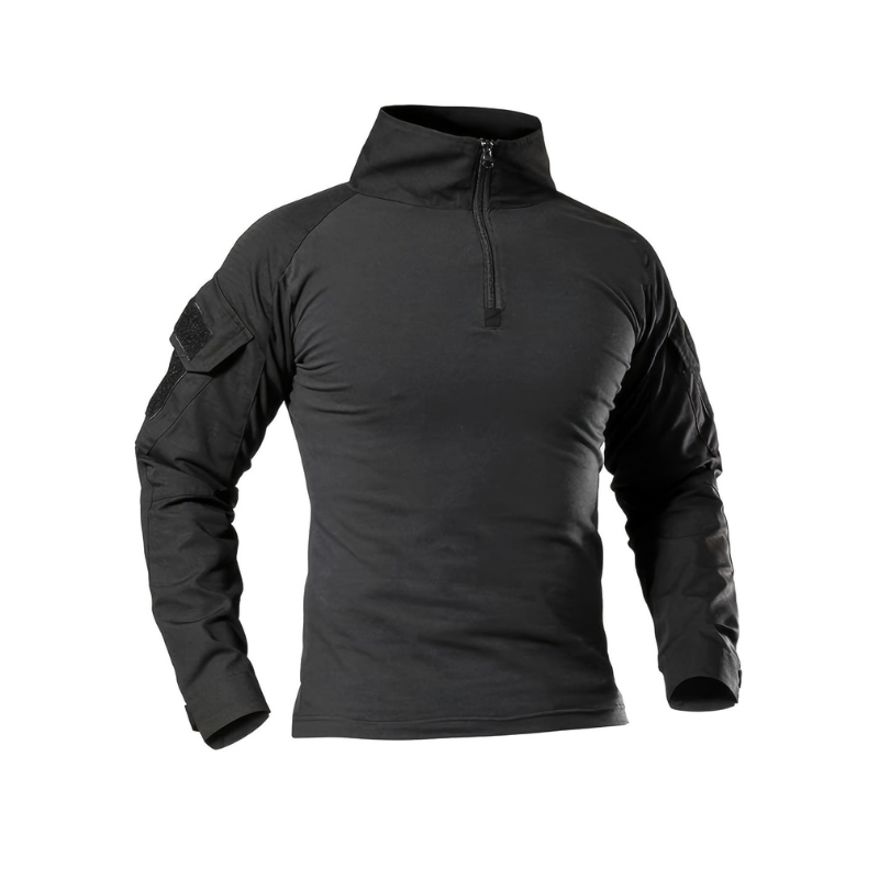 Funktionshemd Herren | Taktisches 1/4 Zip Oberteil | Herren Sportliche Kleider