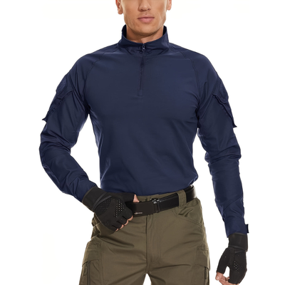 Funktionshemd Herren | Taktisches 1/4 Zip Oberteil | Herren Sportliche Kleider
