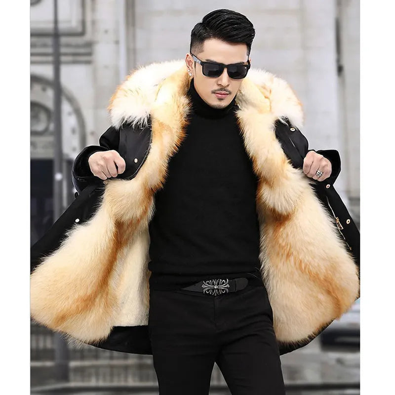 Winterjacke Herren | Parka Herren Gepolstert | Warme Outdoor Jacke