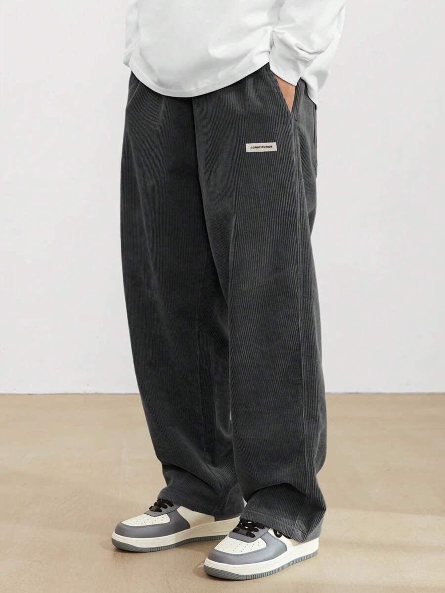 Cordhosen Herren | Loose Fit Hose | Bequeme Kleider