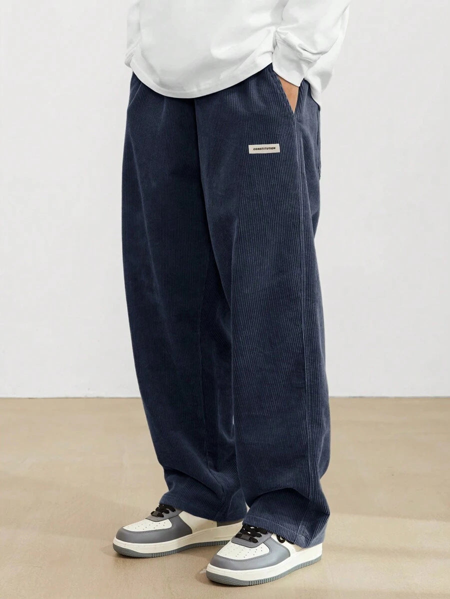 Cordhosen Herren | Loose Fit Hose | Bequeme Kleider