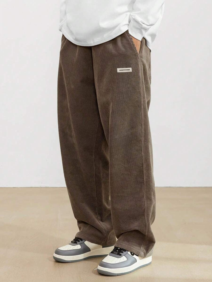 Cordhosen Herren | Loose Fit Hose | Bequeme Kleider