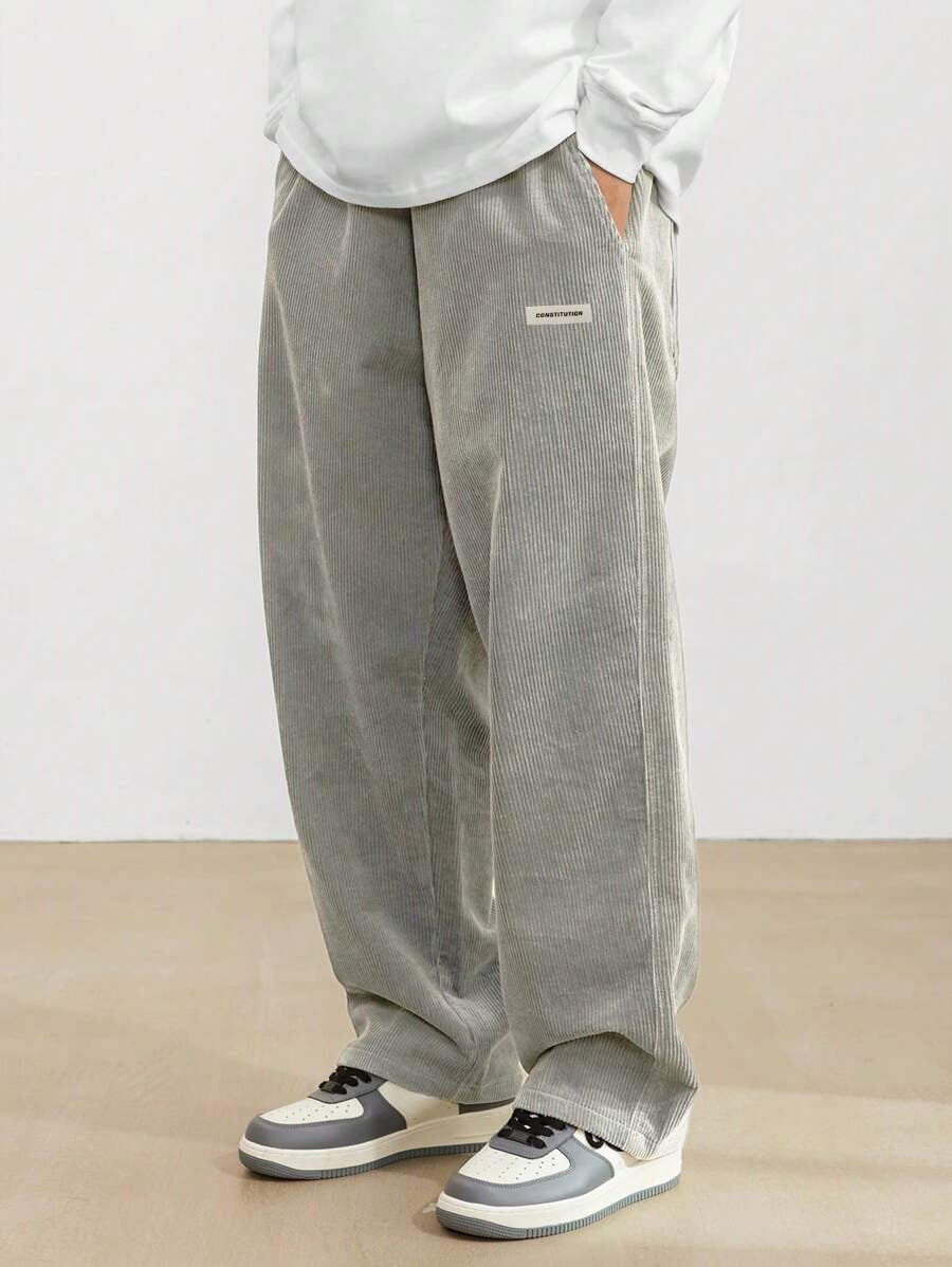 Cordhosen Herren | Loose Fit Hose | Bequeme Kleider