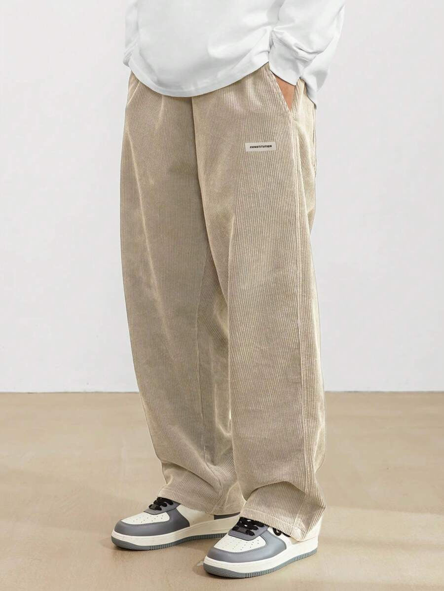 Cordhosen Herren | Loose Fit Hose | Bequeme Kleider