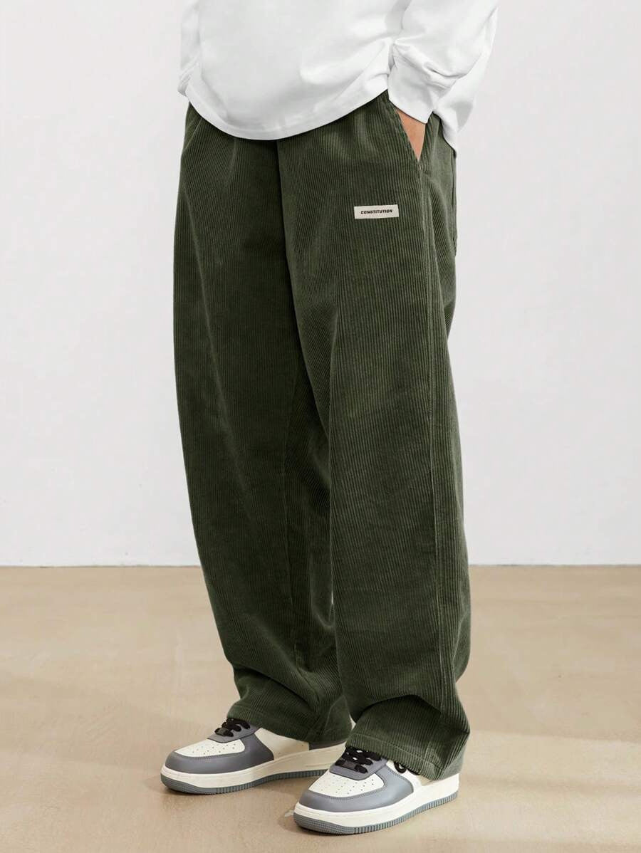Cordhosen Herren | Loose Fit Hose | Bequeme Kleider