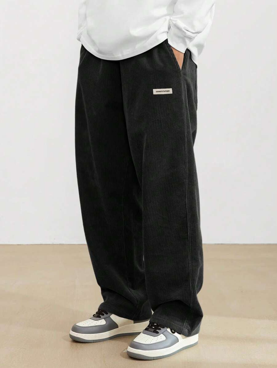 Cordhosen Herren | Loose Fit Hose | Bequeme Kleider
