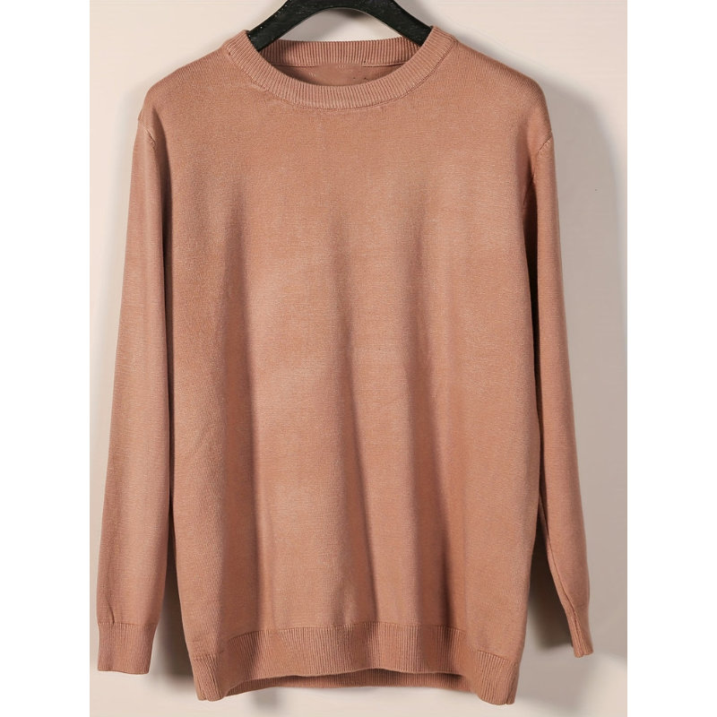Pullover Herren | Rundhals und Langarm | Strickpullover