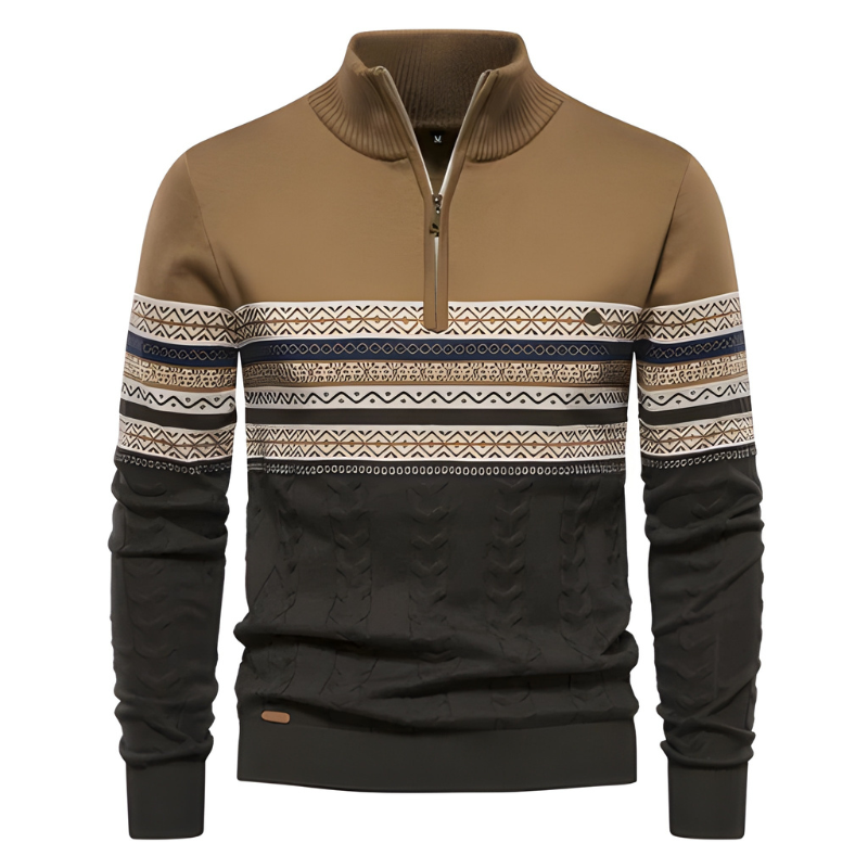 Pullover Herren | Strickpullover Herren Warm | Ethnisches Muster Style