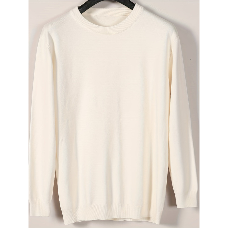 Pullover Herren | Rundhals und Langarm | Strickpullover