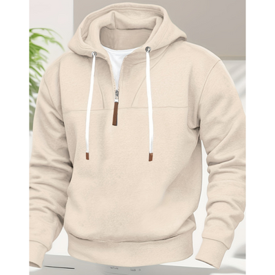 Herren Pulli | Halb-Zip Pullover | Warmer Casual Hoodie
