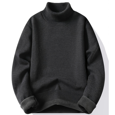 Rollkragenpullover herren | Schlanke Passform | Klassischer Pullover